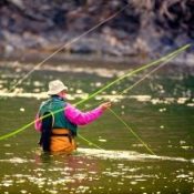 Clark Fork River Fly Fisherman